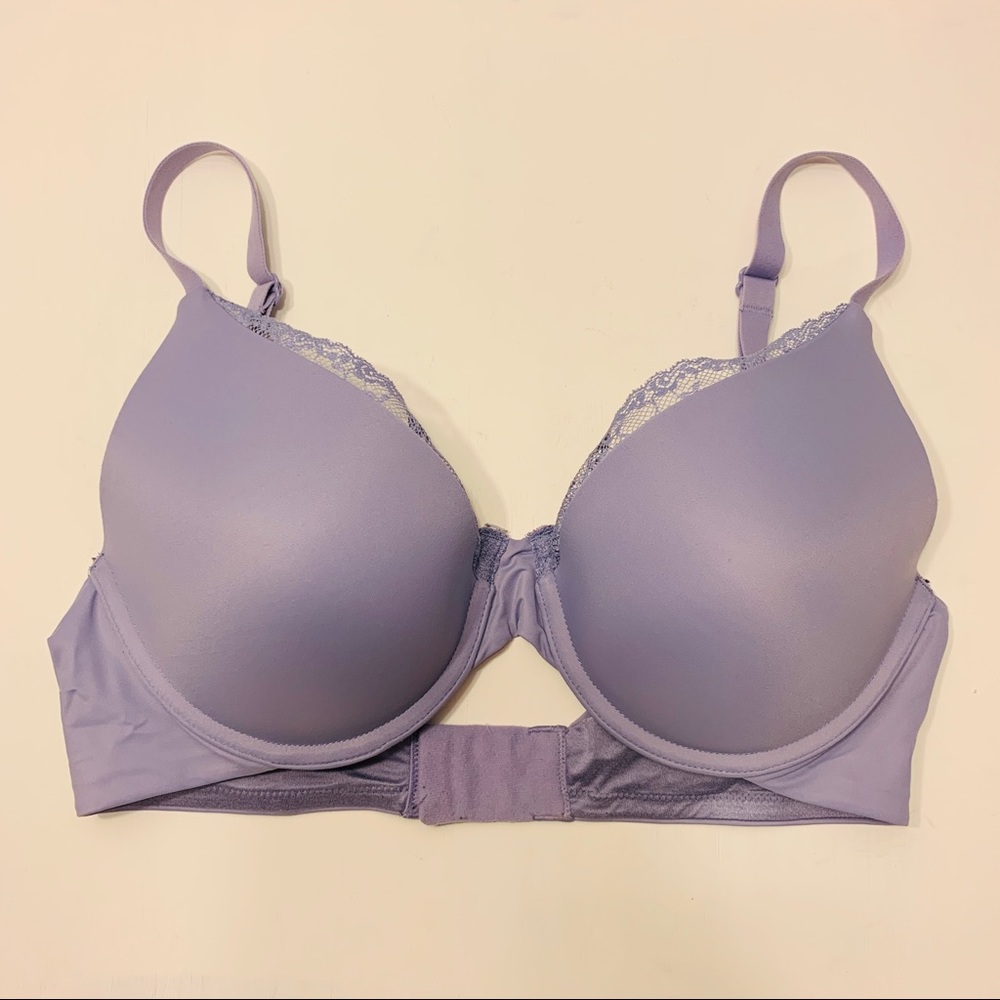 Maidenform Pastel Purple Laced Bra 36C